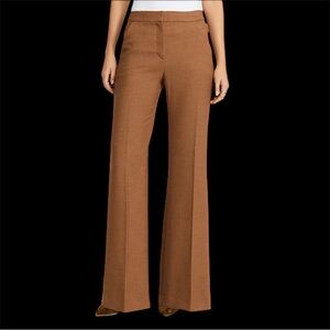 Express Editor Mid Rise Waisted  Flare Trouser
